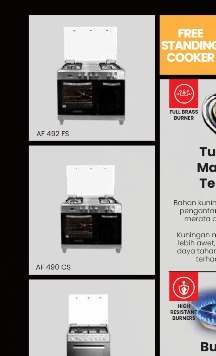 Artugo Free Standing Cooker