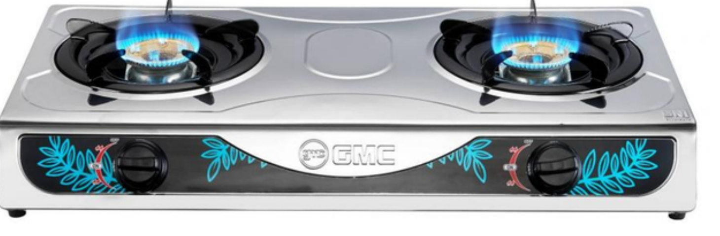 GMC 211 Kompor Stainless 2 Tungku